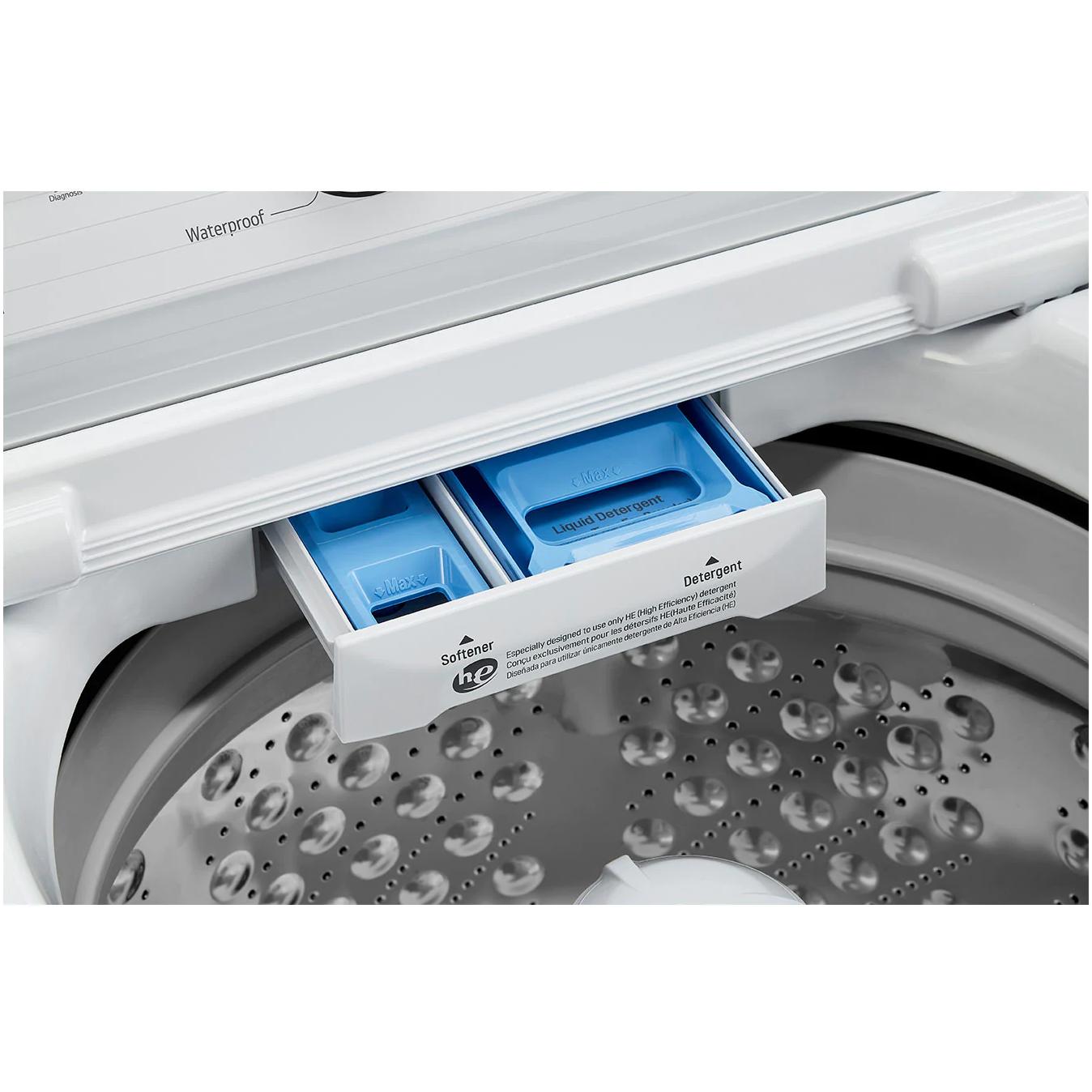 LG 4.3 cu.ft. Top Loading Washer with TurboDrum™ Technology WT7005CW - Image 7