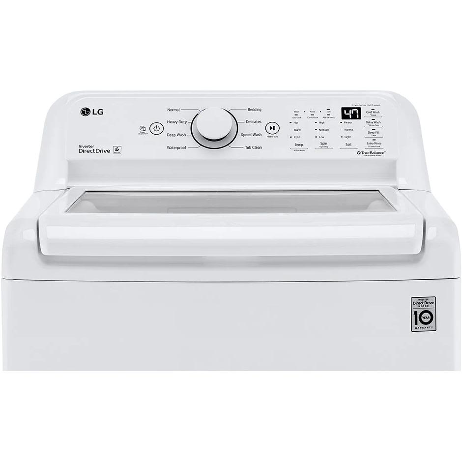 LG 4.3 cu.ft. Top Loading Washer with TurboDrum™ Technology WT7005CW - Image 8