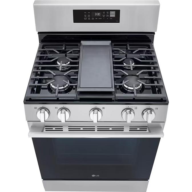 LG 30-inch Smart Gas Range with Air Fry LRGN6323Y - Image 2