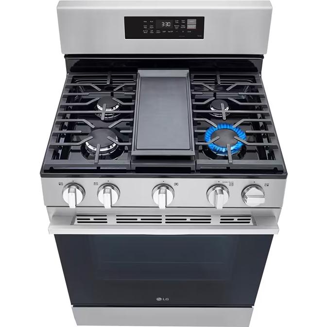 LG 30-inch Smart Gas Range with Air Fry LRGN6323Y - Image 3