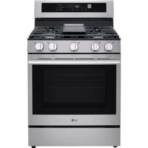 LG 30-inch Smart Gas Range with Air Fry LRGN6325X