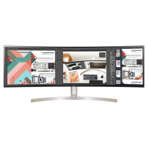 LG 49" Dual QHD 5120x1440 Ultrawide Curved IPS Monitor 60Hz 5ms HDR10 49WL95C-W