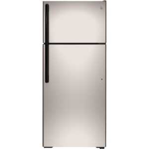GE 28-inch, 17.5 cu. ft. Top-Freezer Refrigerator GTE18DCNRSA