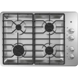GE 30-inch Built-In Gas Cooktop JGP3030SLSS