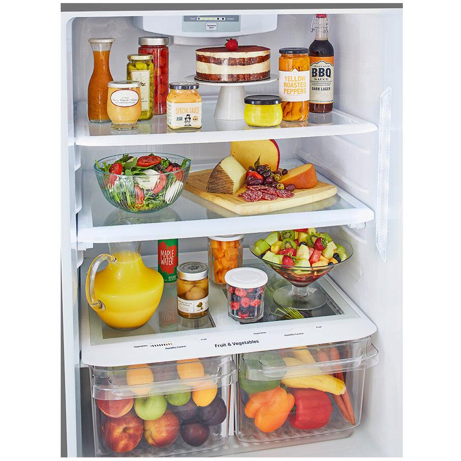 LG 30-inch, 20.2 cu.ft. Freestanding Top Freezer Refrigerator with Smart Diagnosis™ LTCS20020S - Image 6