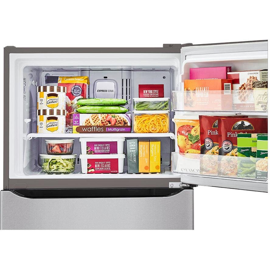 LG 30-inch, 20.2 cu.ft. Freestanding Top Freezer Refrigerator with Smart Diagnosis™ LTCS20020S - Image 7