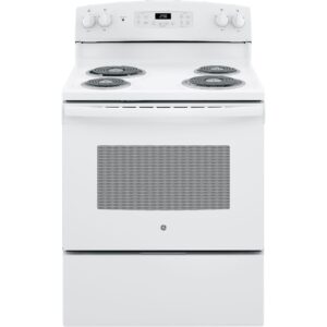GE 30-inch Freestanding Electric Range JB256DMWW