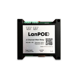 LanPoE LP-WR2CH-P 2-Channel Web Relay