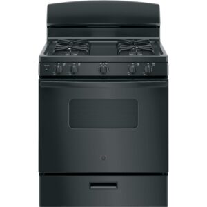 GE 30-inch Freestanding Gas Range with Front Controls JGBS10DEMBB