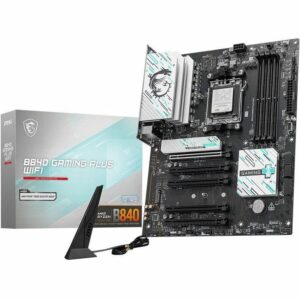 MSI B840 GAMING PLUS WIFI Gaming Desktop Motherboard - B840 Chipset - Socket AM5 - ATX B840GPW
