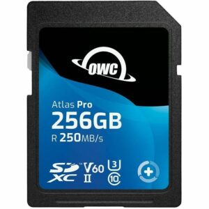 OWC 256GB Atlas Pro SDXC UHS-II V60 Memory Card OWCSDV60P0256