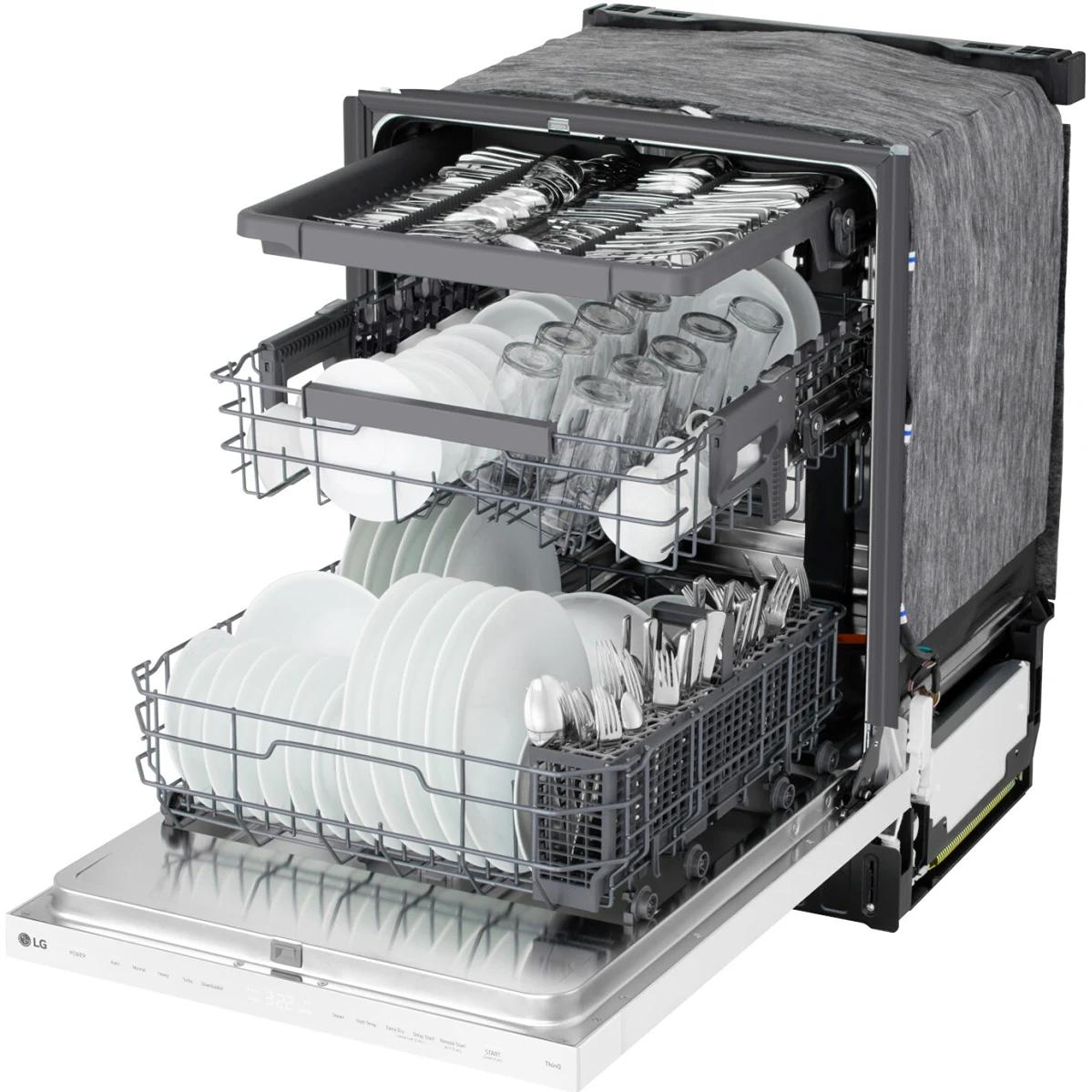 LG Built-in Dishwasher with SenseClean™ Wash System LDNPQ445W - Image 5