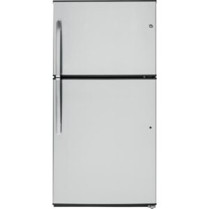 GE 33-inch, 21.2 cu. ft. Top Freezer Refrigerator GTE21GSHSS