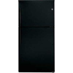 GE 33-inch, 21.2 cu. ft. Top Freezer Refrigerator GTE21GTHBB
