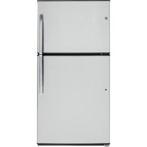 GE 33-inch, 21.2 cu. ft. Top Freezer Refrigerator with Ice Maker GIE21GSHSS
