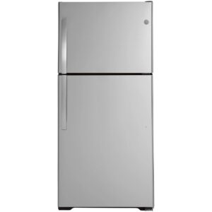 GE 33-inch, 21.9 cu.ft. Freestanding Top Freezer Refrigerator with Upfront Fresh Food Temperature Controls GTS22KYNRFS