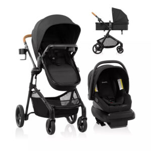 Pivot Modular Travel System with LiteMax NXT Infant Car Seat - Ebony Black