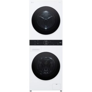 LG Stacked Washer/Dryer Electric Laundry Center with Wi-Fi WKHC152HWA