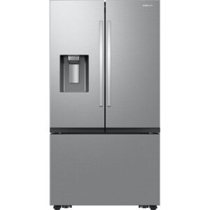 Samsung 26 cu. ft. Bespoke AI 3-Door French Door Refrigerator with Water & Ice RF27CG5B30SRAA