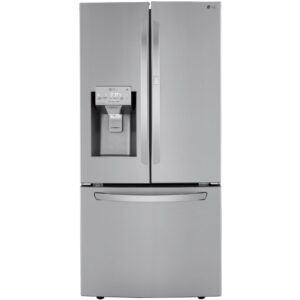 LG 33-inch, 24.5 cu.ft. Freestanding French 3-Door Refrigerator with Smart Cooling® System LRFDS2503S