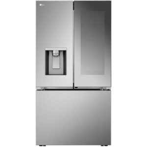 LG 36-inch, 26 cu. ft. Counter-Depth MAX™ French 3-Door Refrigerator with Mirror InstaView® LRYKC2606S