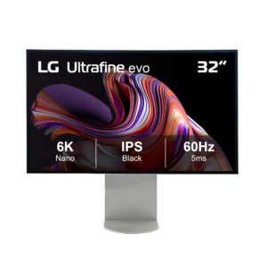 LG Ultrafine evo 31.5" 6K Nano IPS Black Monitor 5ms GtG 60Hz Silver 32U990A-S