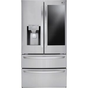 LG 36-inch, 27.8 cu.ft. Freestanding French 4-Door Refrigerator with Slim SpacePlus® Ice System LMXS28596S