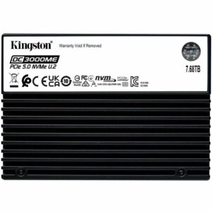 Kingston DC3000ME 7.68 TB Solid State Drive - 2.5" Internal - U.2 (PCI Express NVMe 5.0 x4) SEDC3000ME/7T6