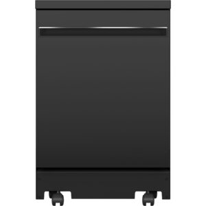 GE Portable Dishwasher with Sanitize Option GPT225SGLBB