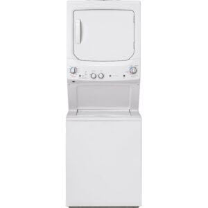 GE Stacked Washer/Dryer Gas Laundry Center GUD27GSSMWW