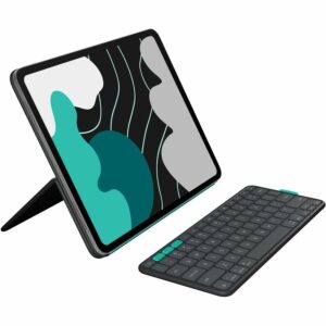 Logitech Flip Folio, Keyboard Case for iPad Pro 13-inch (M4) & iPad Air 13-inch (M2 & M3) (2024, 2025) - Graphite 920-013367
