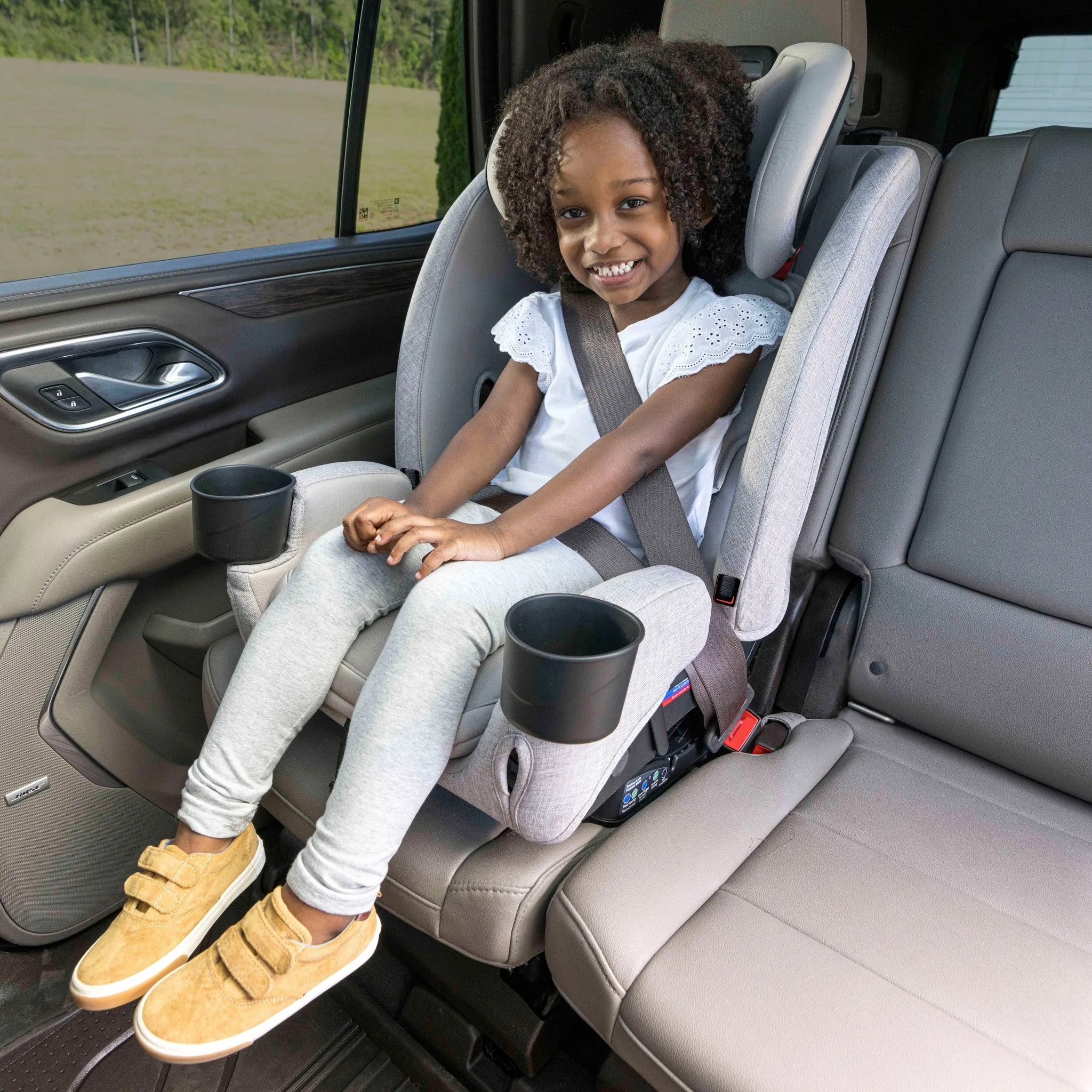 One4Life Slim All-in-One Convertible Car Seat - Raven Black - Image 14