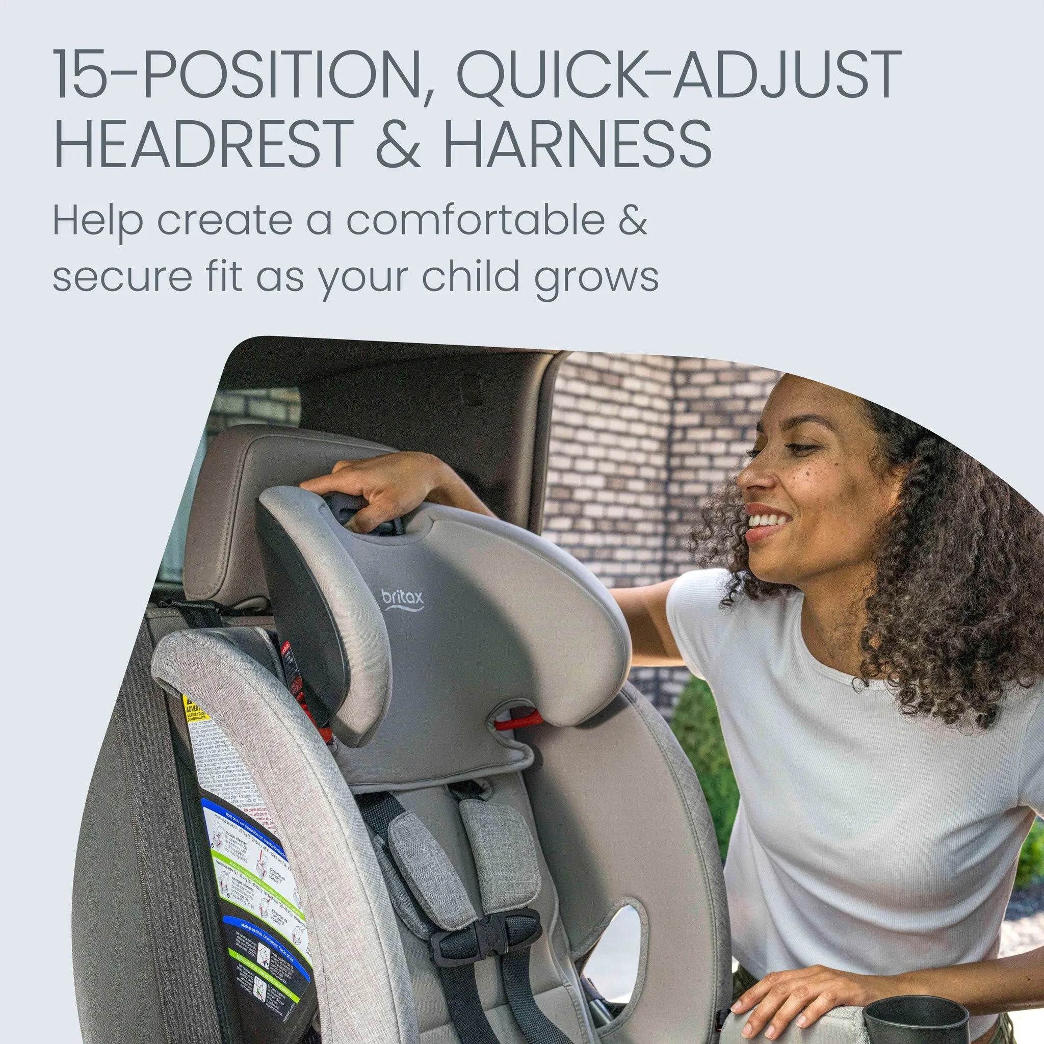 One4Life Slim All-in-One Convertible Car Seat - Raven Black - Image 16