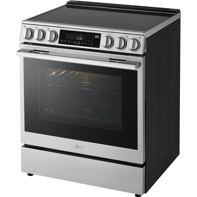 LG 30-inch Slide-In Electric Range with Air Fry LSEL6337XE - Image 5