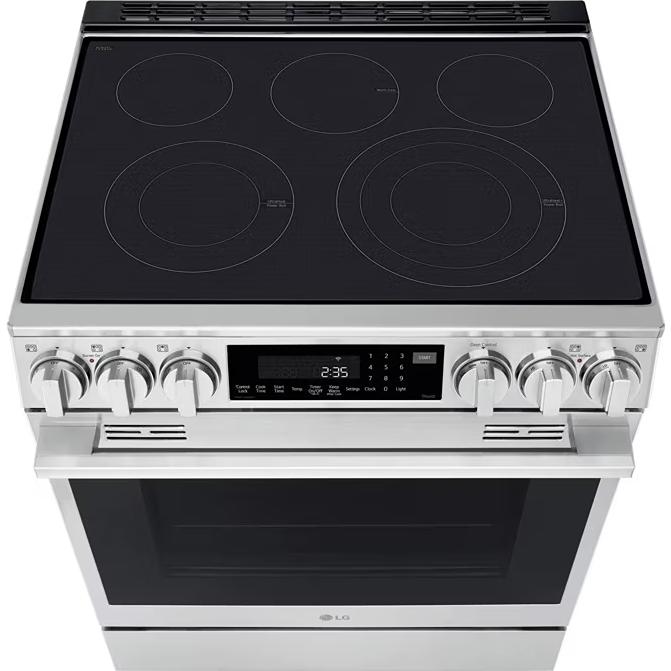 LG 30-inch Slide-In Electric Range with Air Fry LSEL6337XE - Image 6