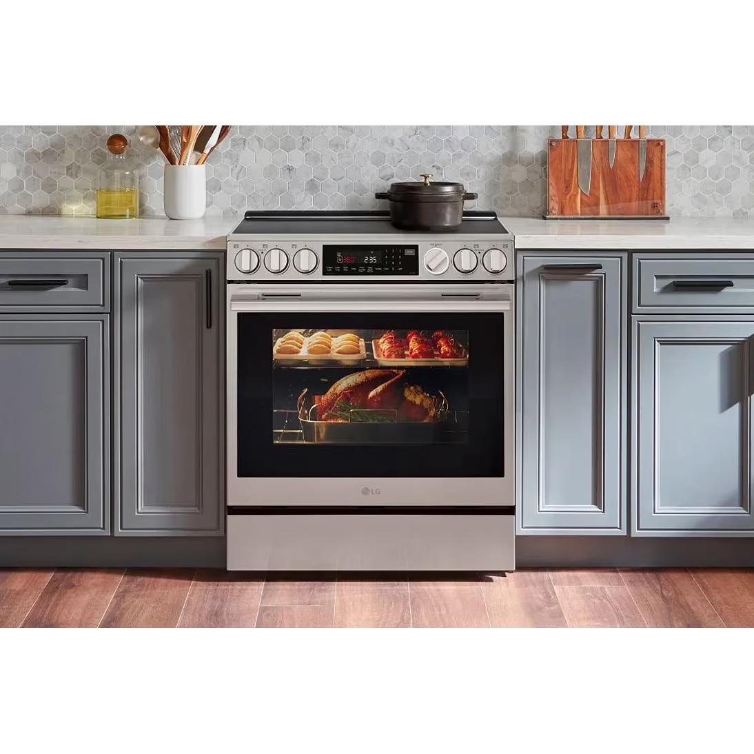 LG 30-inch Slide-In Electric Range with Air Fry LSEL6337XE - Image 16