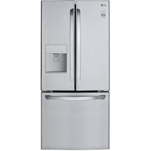 LG 30-inch, 21.8 cu.ft. Freestanding French 3-Door Refrigerator with Smart Cooling® System LFDS22520S