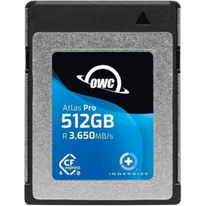 OWC 512GB Atlas Pro CFexpress Type B 4.0 Memory Card OWCCFXB4P00512