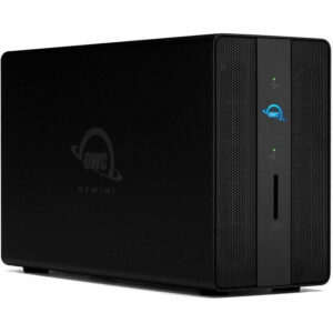 OWC 8TB Gemini Ultra X2 Thunderbolt (40Gb/s) Dock + NVMe RAID External Storage Solution w/ SoftRAID OWCTB3GMA2X08