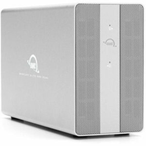 OWC 8TB Mercury Elite Pro Dual With 3-Port Hub USB (10Gb/s) External RAID Storage Solution OWCMEDCH7T08