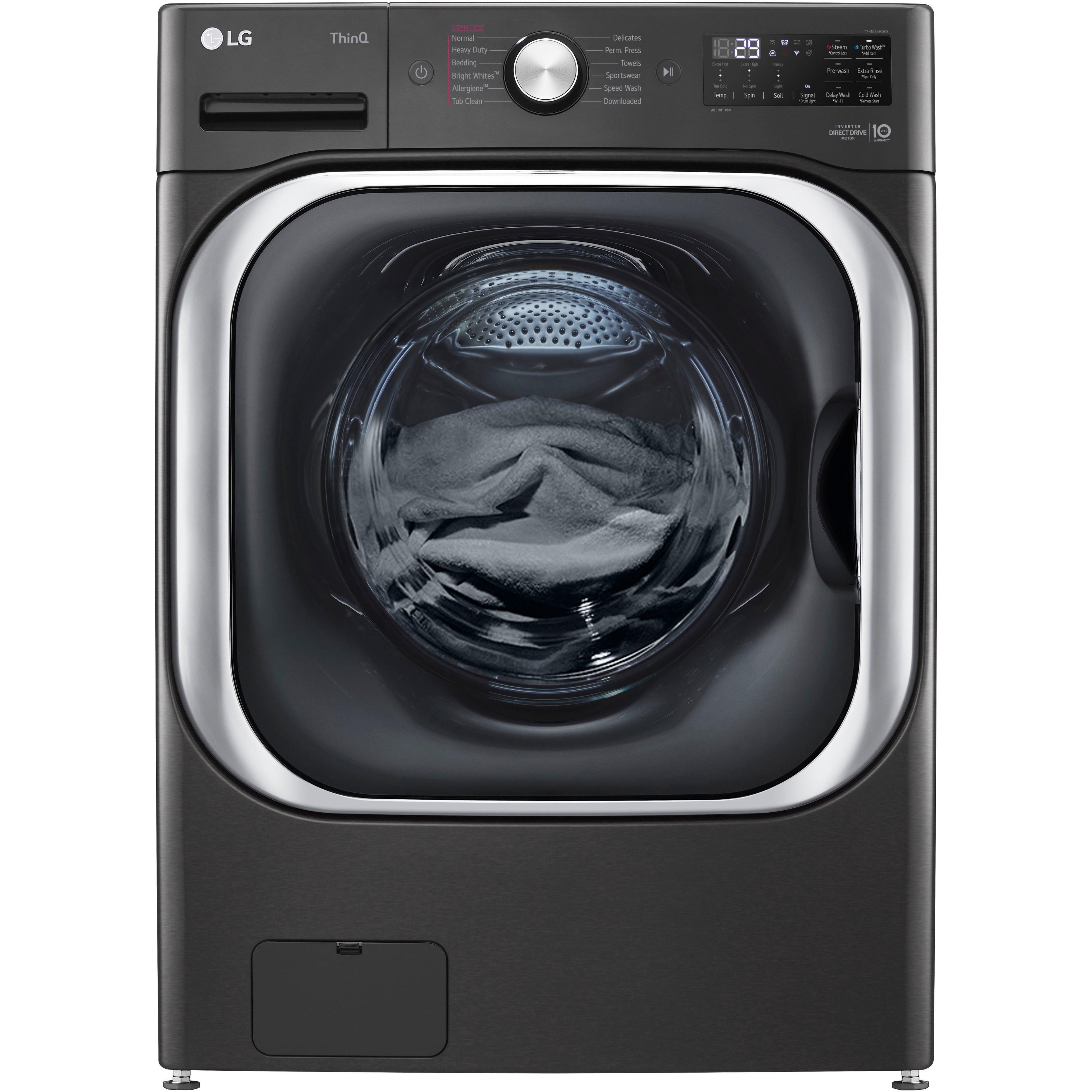 LG 5.2 cu. ft. Smart Front Load Washer with Wi-Fi Enabled WM8900HBA