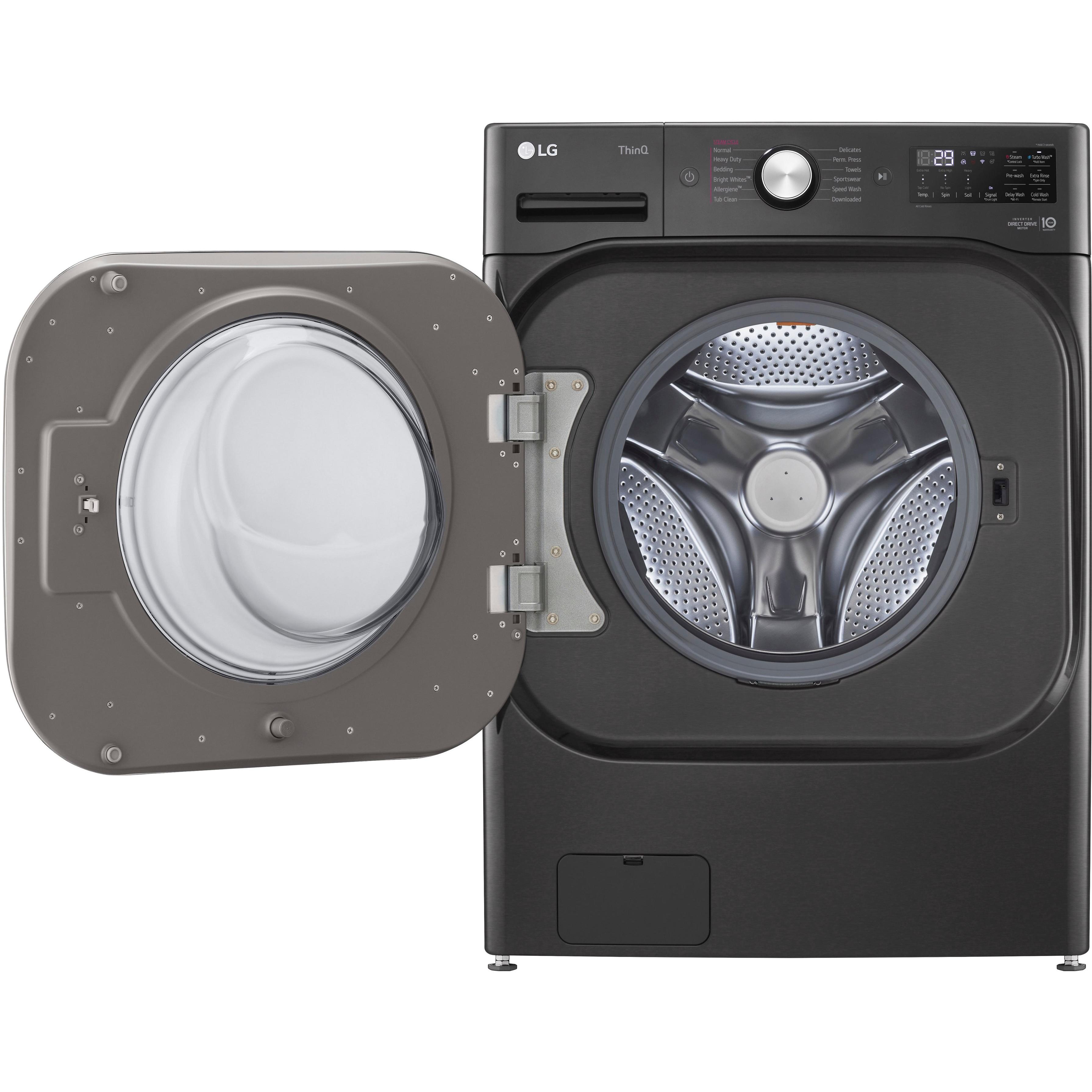 LG 5.2 cu. ft. Smart Front Load Washer with Wi-Fi Enabled WM8900HBA - Image 2