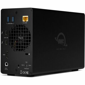 OWC Gemini Thunderbolt (40Gb/s) Dock And Dual-Drive RAID External Storage Enclosure OWCTB3GM000