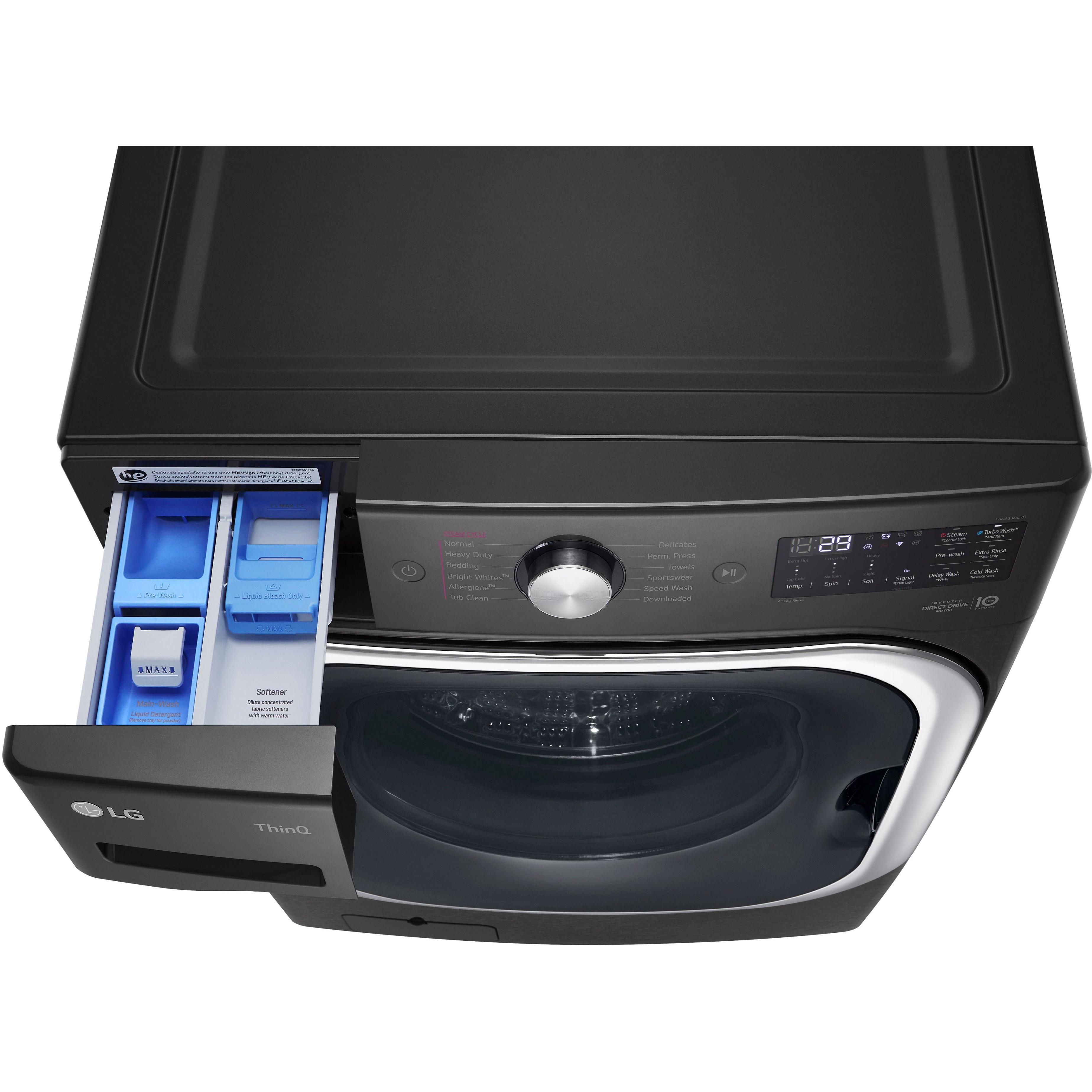 LG 5.2 cu. ft. Smart Front Load Washer with Wi-Fi Enabled WM8900HBA - Image 7