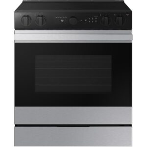 Samsung Bespoke 6.3 cu. ft. Smart Slide-In Electric Range with Air Fry NSE6DG8502SR/AA