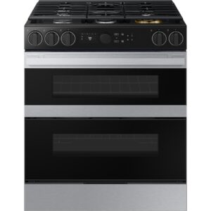 Samsung 30-inch Slide-in Dual Fuel Range with Wi-Fi NSY6DG8550SR/AA