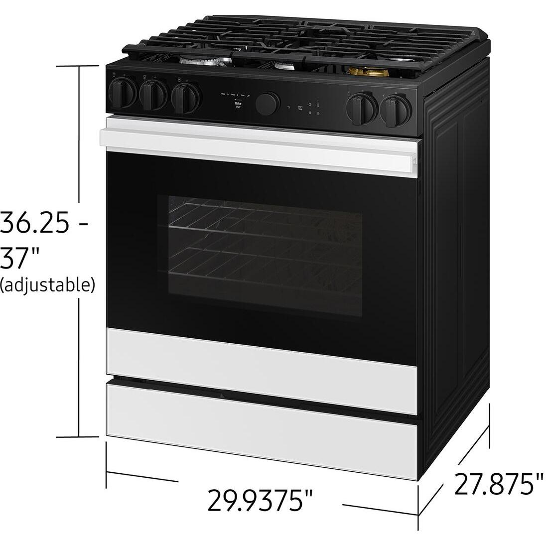 Samsung 6.0 cu. ft. Bespoke Smart Slide-In Gas Range NSG6DB870012/AA - Image 12