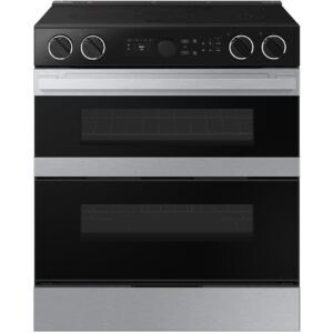 Samsung 30-inch Slide-in Electric Range with Wi-Fi NSE6DG8550SR/AA