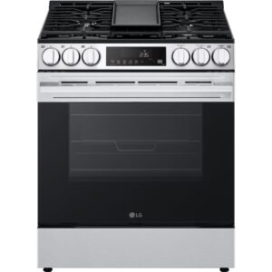 LG 5.8 cu.ft. Smart Gas Single Oven Slide-in Range with Air Fry LSGL5833X