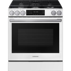 Samsung 30-inch Slide-in Gas Range with Wi-Fi NSG80H60SWAA